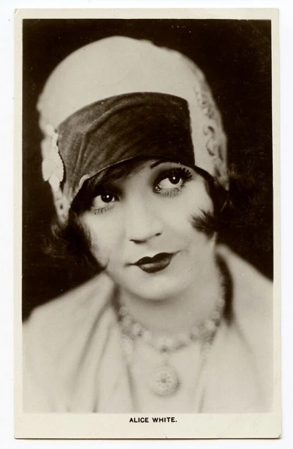 1920S MOVIE FILM Star ALICE WHITE Cute Flapper Briish Photo Postcard 1920s-movie-film-star-alice-white-cute-flapper-briish-photo-postcard