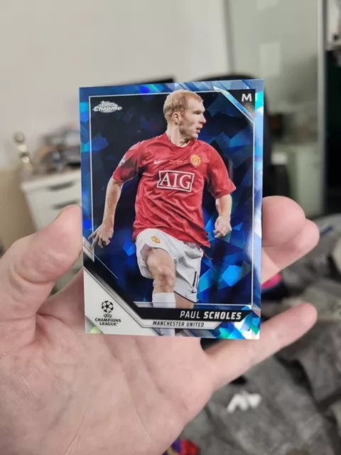 2021-22 Topps Chrome UEFA Champions League Sapphire UCL - Paul Scholes