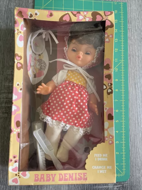 vintage baby denise doll Drinks And Wets.  Eyes Open And Close. Washable. Rare