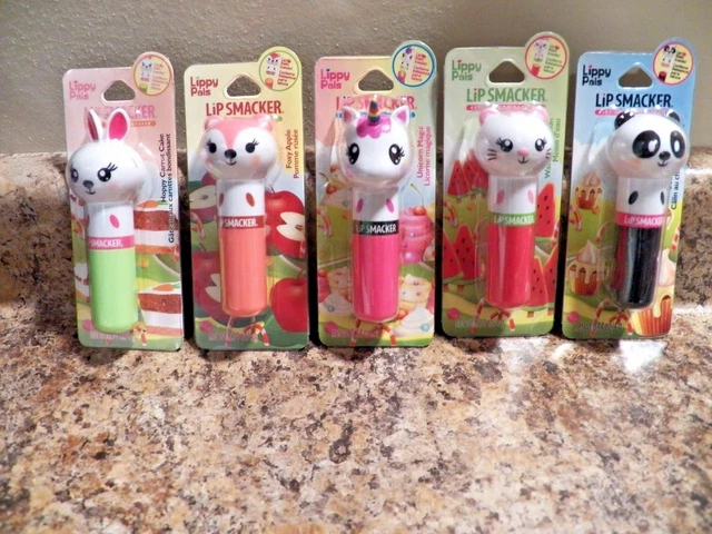 LIP SMACKER Flavored LIPPY PALS Animal Character Shaped LIP BALM YOU CHOOSE
