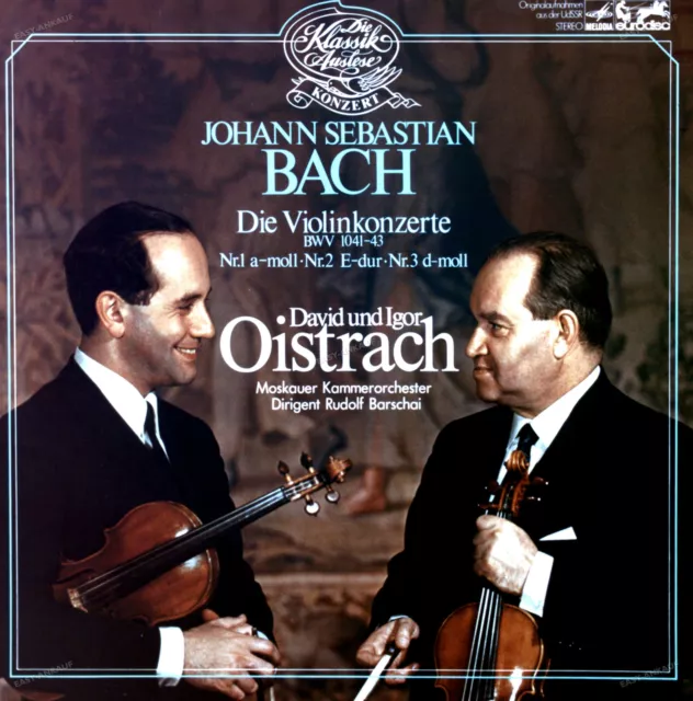 Bach, Oistrach, Moskauer Kammerorchester - Violinkonzerte (BWV 1041-43) LP .