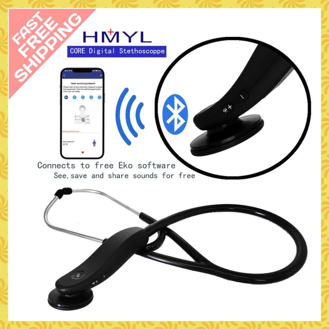 Electronic Medical Bluetooth Digital Stethoscope Wireless Intelligent +FAST SHIP