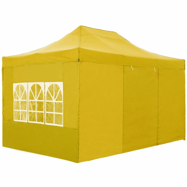 Anti-UV Pavillon WASSERDICHT Pavillion Gartenzelt Dachmaß 3x3m, 3x4,5m & 3x6m DE