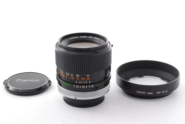 【N MINT+++】Canon FD 35mm f/2 SSC S.S.C Concave "A" MF Lens From JAPAN