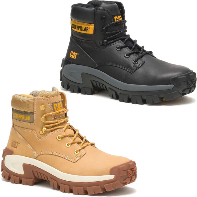 CAT INVADER SAFETY Boots Mens Caterpillar Steel Toe Cap Hiker Work