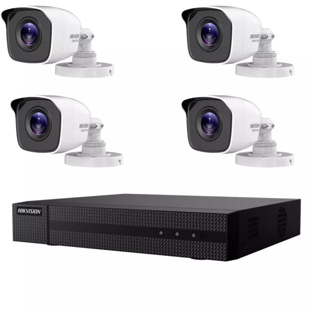 Kit Videosorveglianza 2 Mpx Ip Poe 4 Telecamere Hikvision