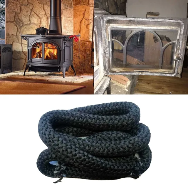 Durable Fiberglass Gasket for Wood and Pellet Stoves Sealing & Insulation