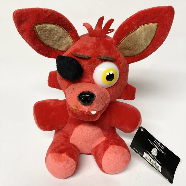 FIVE NIGHTS AT Freddy's FNAF 10” FOXY Plush Tags 2016 Stuffed Toy Red