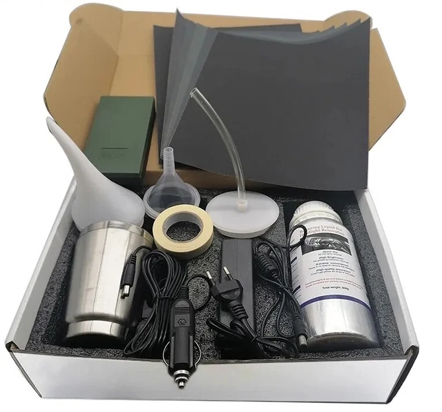 Kit Rénovation Phares Voiture HS - Polish Phares Complet Avec 14 Disques Abrasifs EU - Effet Neuf