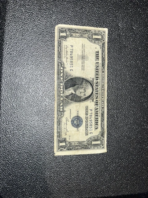 Series 1935 E Blue Seal $1.00 One Dollar Silver Certificate B#7600