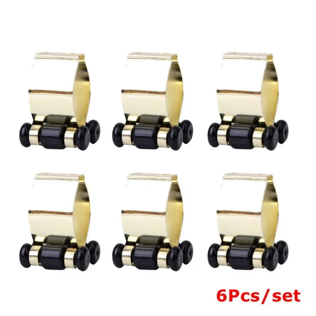 6Pcs Billiard Snooker Metal Cue Clips Holder Replacement Parts For Pool Cue Rack