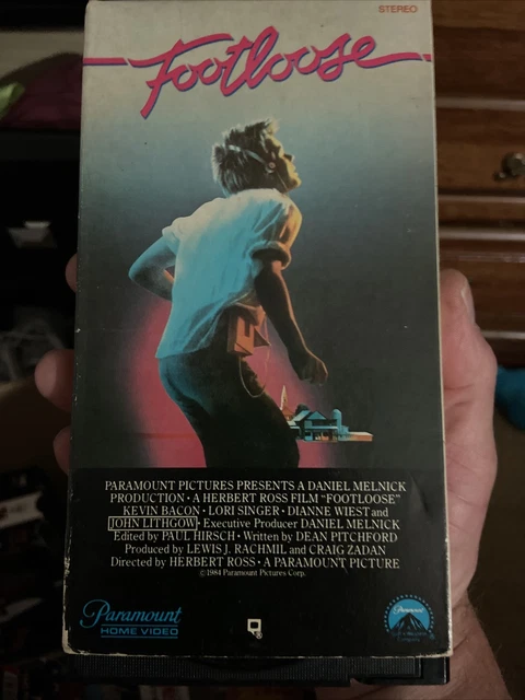 &Footloose& Vhs Kevin Bacon Rebel Dance Musical Paramount Used $27.29 ...