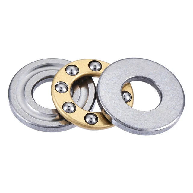 F6-14 spinta in miniatura a sfere 6x12x4.5mm acciaio cromato con rondelle 1 pz