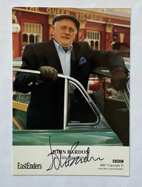 JOHN BARDON Genuine Handsigned Eastenders Castcard 6 x 4.