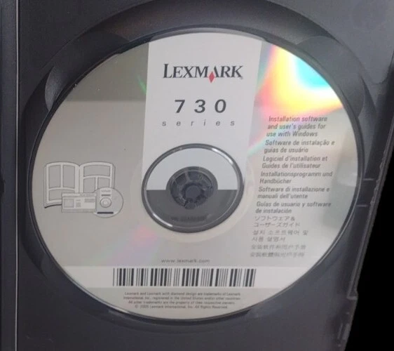 2005 Lexmark 730 Series Installation Software And Users Guide Windows Disc PC