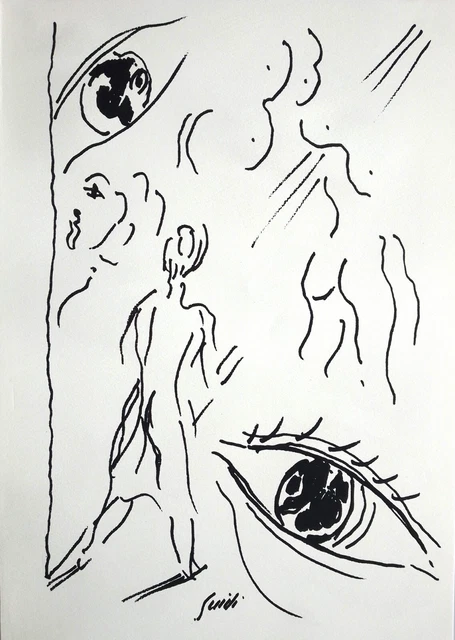 Virgilio Guidi - Litografia 4  - Litografia Originale Firmata In Lastra