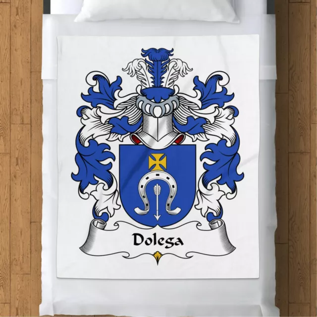 Dolega Polish Crest Fleece Blanket, Heraldic Emblem Cozy Throw