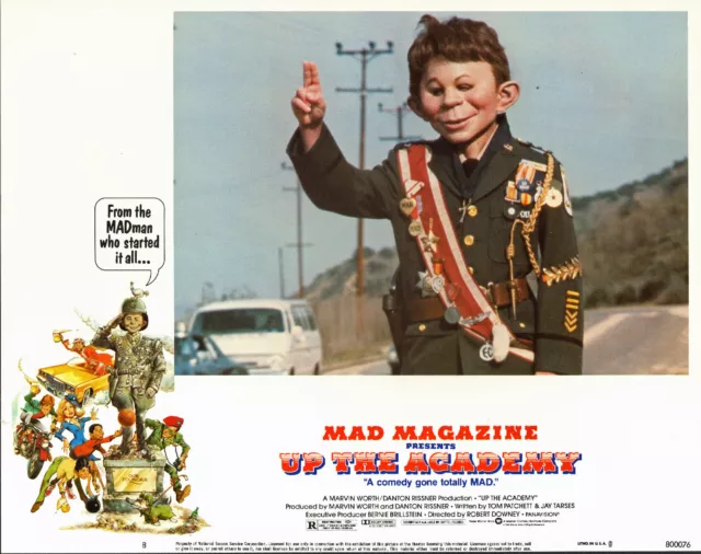 ALFRED E. NEUMAN orig 1980 lobby card movie poster UP THE ACADEMY/MAD MAGAZINE