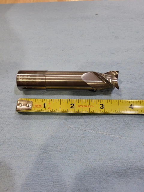 California Tool 3/4" Diameter Solid Carbide End Mill, 3/4" LOF; 3-1/2" OAL 3FL
