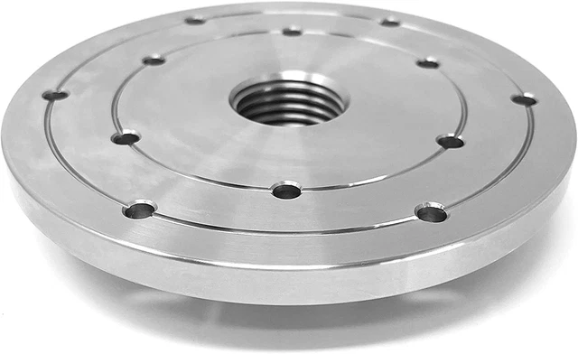6 Steel Wood Lathe Face Plate 1-1/4 x 8tpi Threaded