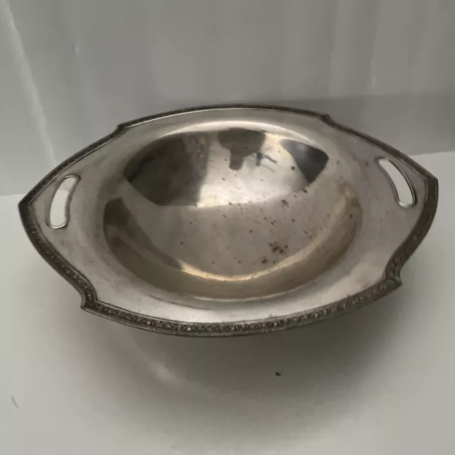 Vintage Crescent Silverware Mfg Co Inc Serving Bowl