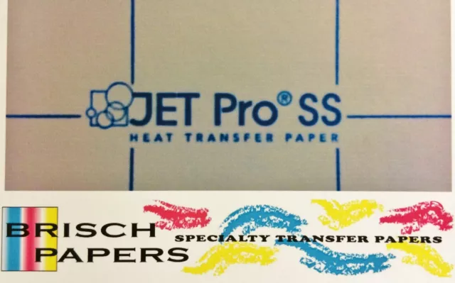 Inkjet Transfer For White Fabric: Iron-On "Jet Pro Soft Stretch" (A4 Size) 100Ct