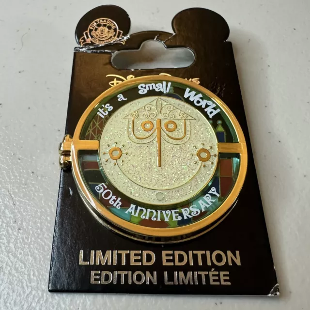 Disney Pin Its A Small World 50th Anniversary LE 2000 New York Worlds Fair Hinge