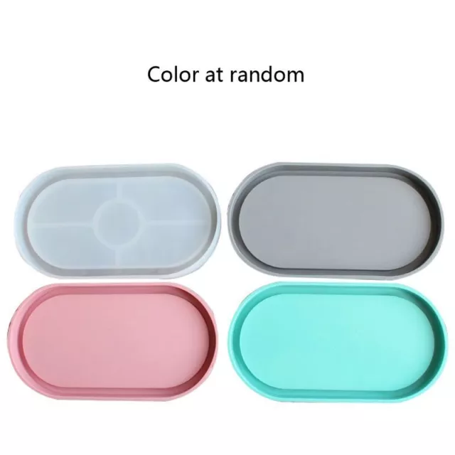 Large Oval Coaster Resin Molds Silicone UV Resin Mold Jewelry Making Tool