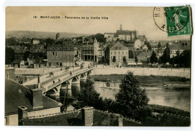 CPA 03 Allier Montluçon Panorama of the Old Town