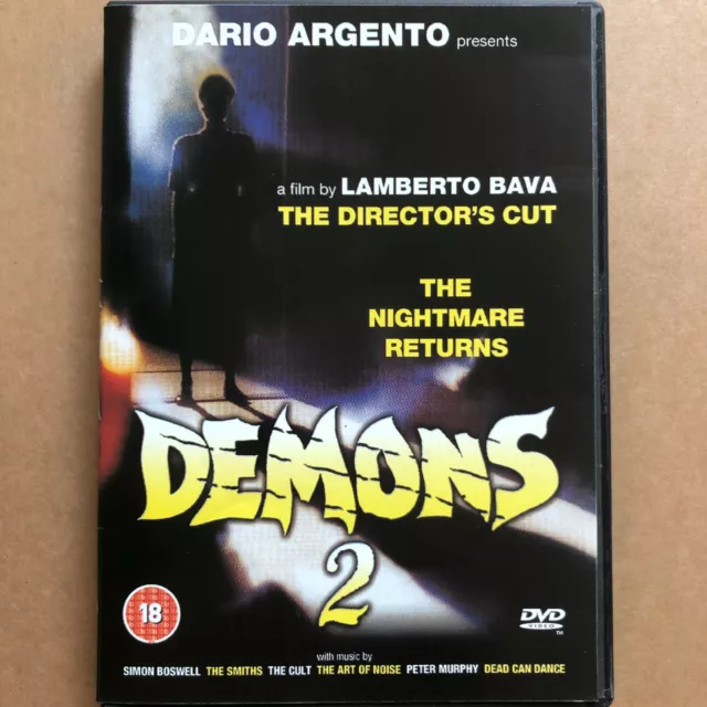 (DVD) _Demons 2_ (Dario Argento Lamberto Bava) UK region 2 PAL (NOT USA FORMAT!)