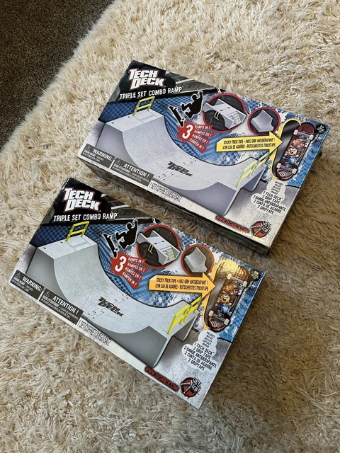 Tech Deck Donut Ramp 2 X TECH Deck Triple Set Combo Ramp £12.05 - PicClick UK