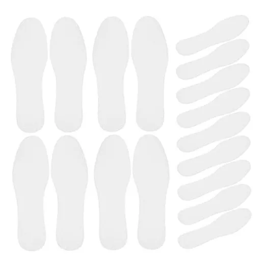 20 Pairs Sweat-Absorbing Insoles Shoe Inserts for Women Flats Womens Summer