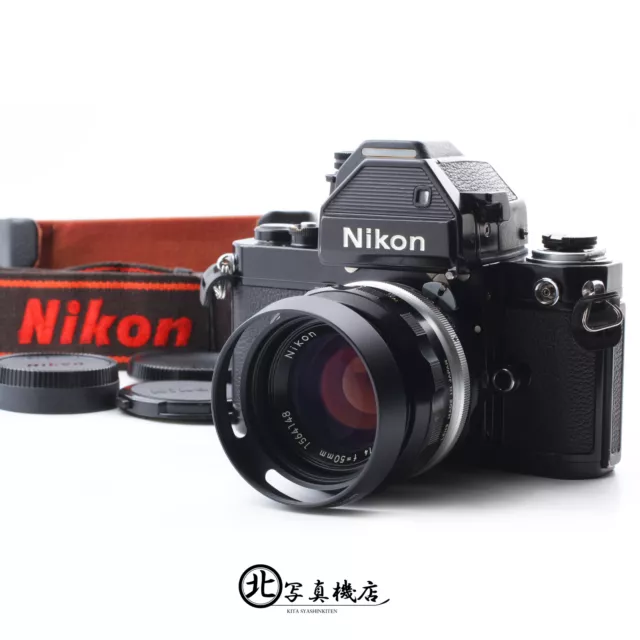 [N MINT] Nikon F2 Photomic S Black 35mm body Film Camera 50mm f1.4 Lens JAPAN