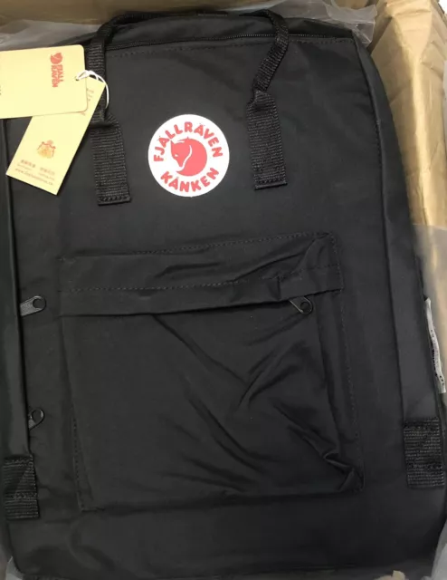 fjällräven Kanken 20L Wander Und Freizeit Rucksack Mit Sitzkissen. Schwarz.🎒