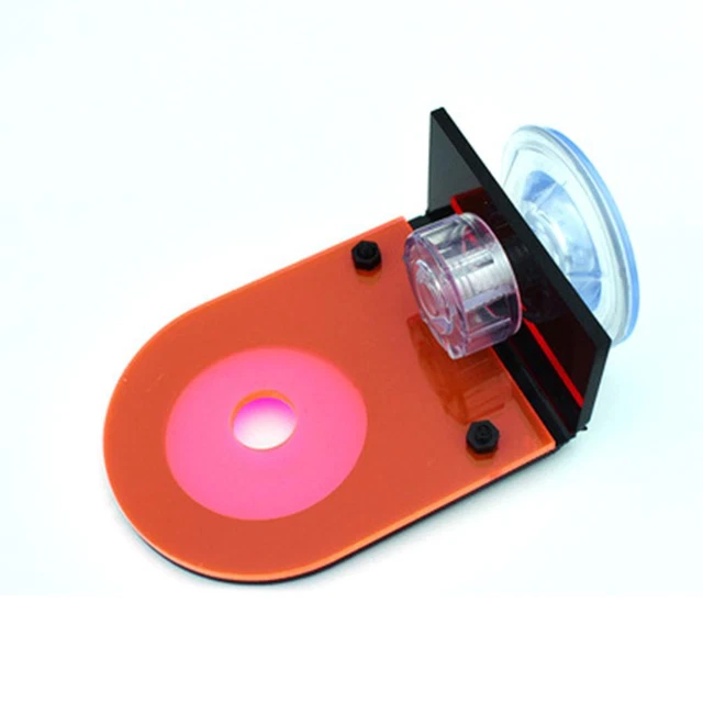 Fish Tank Coral Frag Rack Aquarium Reef with Plugs Suction Holder (Red) FS2#
