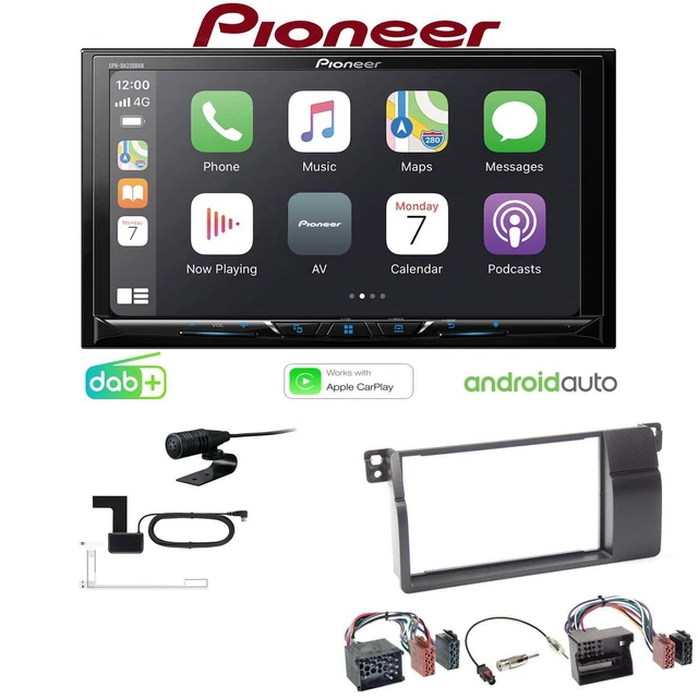 Pioneer Bluetooth USB DAB MP3 Autoradio Für Opel Combo Ab 11 Fiat Doblo