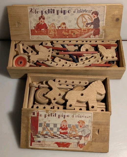 ANCIEN JEU DE construction en bois EUR 25,00 - FR