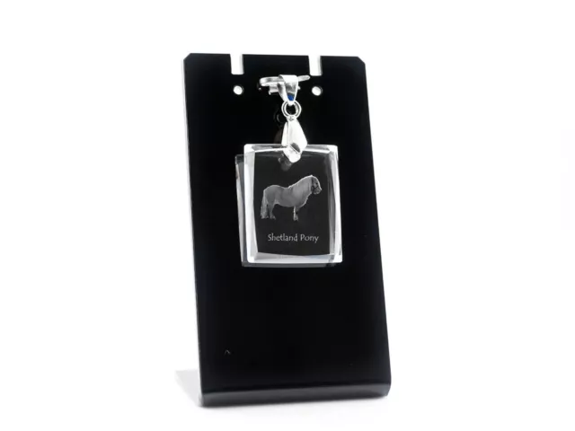 Shetland pony, collar de cristal con el caballo, Crystal Animals ES