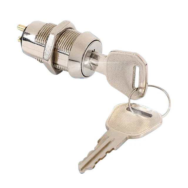 MOBILITY SCOOTER SPARE On/off Ignition Switch 2 Key, Hole 19mm Power ...