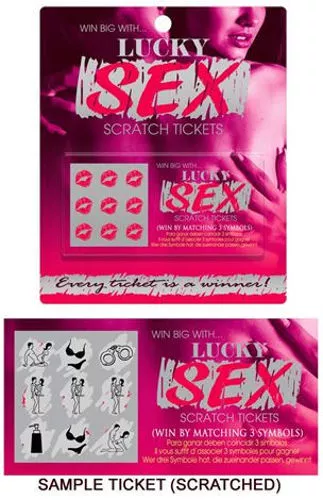 8 x LUCKY SEX SCRATCH CARDS Card GIFT Men Women Valentine's Day Adult uk
