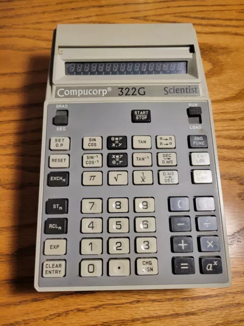 Compucorp 322G Scientist Computer - Calculator only