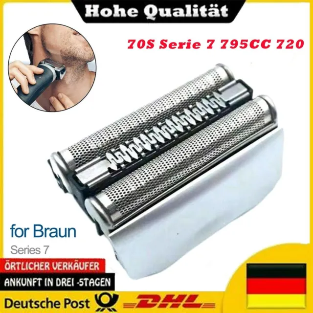 2stk Für-BRAUN Series Rasierkopf Scherkopf Ersatz Rasierer 70S Serie 7 720 795CC