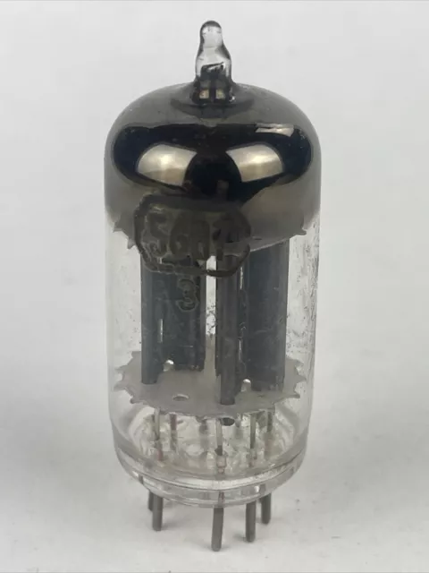 5687 Tung Sol Vintage Vacuum Tube Black Plates Test Strong