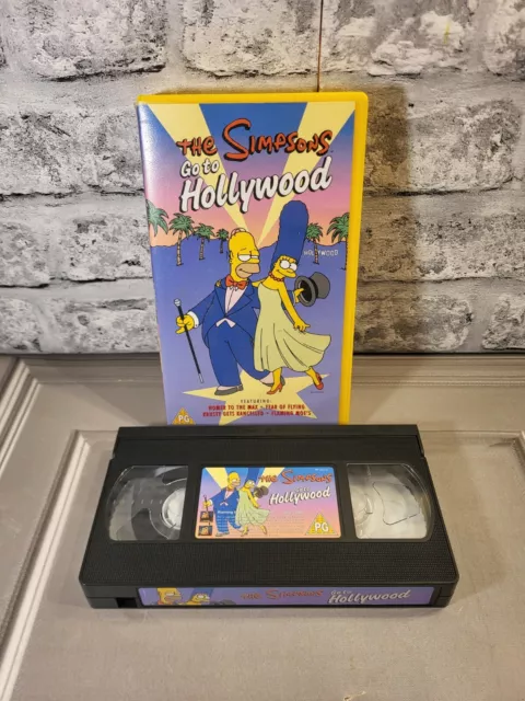 The Simpsons Go To Hollywood VHS Video