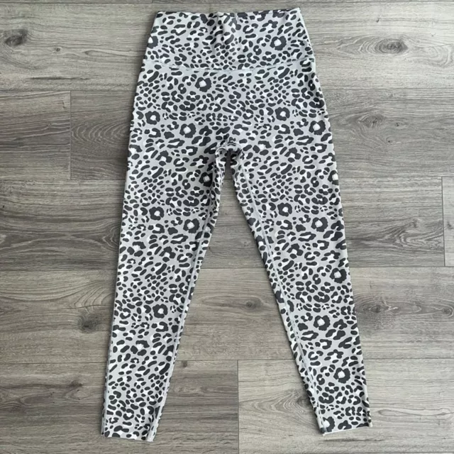 Aerie Offline Gloss High-waist Gray Leopard Animal Print Full Length Legging  L