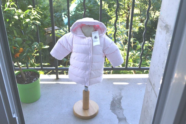Doudoune Bonpoint Rose 12 Mois - Capuche Fourrure - Occasion Très Bon état