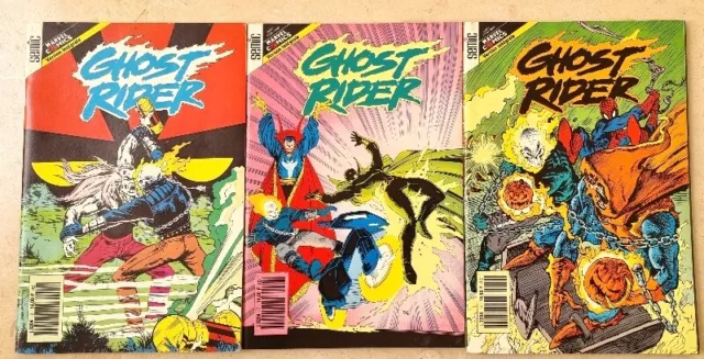 Lot 3 bd GHOST RIDER N° 2 +7+ 9  Version Integrale SEMIC MARVEL comics