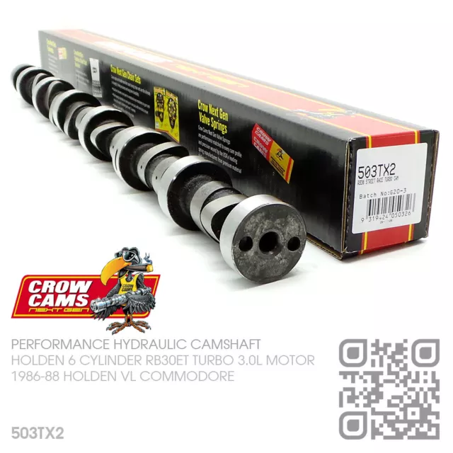 Crow Cams 503Tx2 Camshaft 6 Cyl Rb30Et 3.0L Turbo Motor [Holden Vl Commodore]