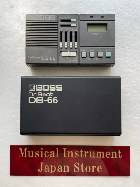 Boss Dr. Beat DB-66 Metronome Rhythm Machine with Case Used from Jpaan