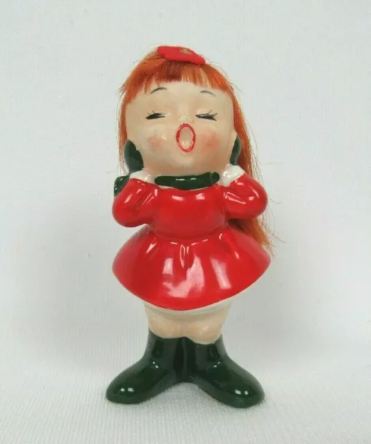 Napco, Accents, Vintage Napcoware Adorable Pixie Elf Girl Magnetic Bobby  Pin Cup Holder C770